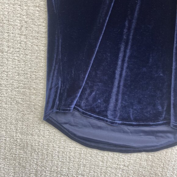 Rare Cirque du Soleil Corteo T-Shirt Women’s Sz L Dark Blue Velour Graphic Logo - Picture 6 of 14